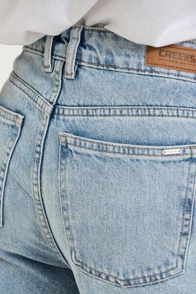 Women's Light Wash High-Waist Wide-Leg Jeans