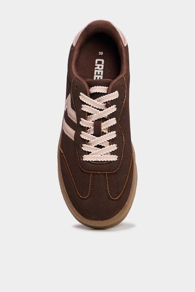 Women's Bordeaux Lace-Up Gum Sole Sneakers