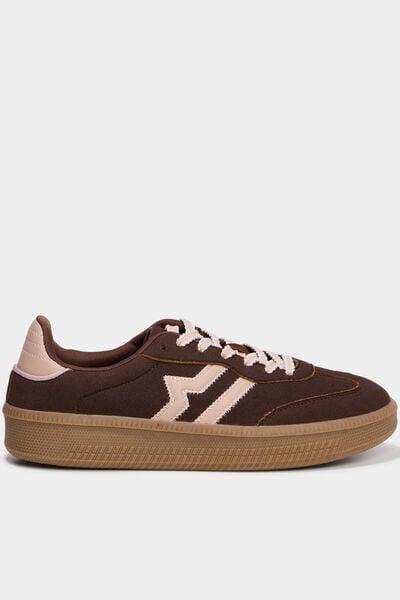 Women's Bordeaux Lace-Up Gum Sole Sneakers