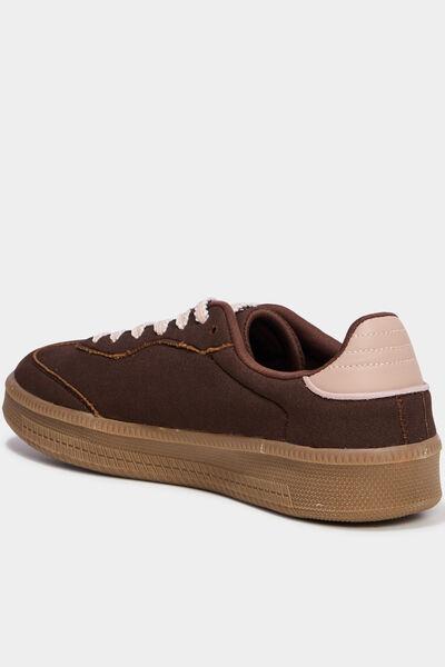 Women's Bordeaux Lace-Up Gum Sole Sneakers