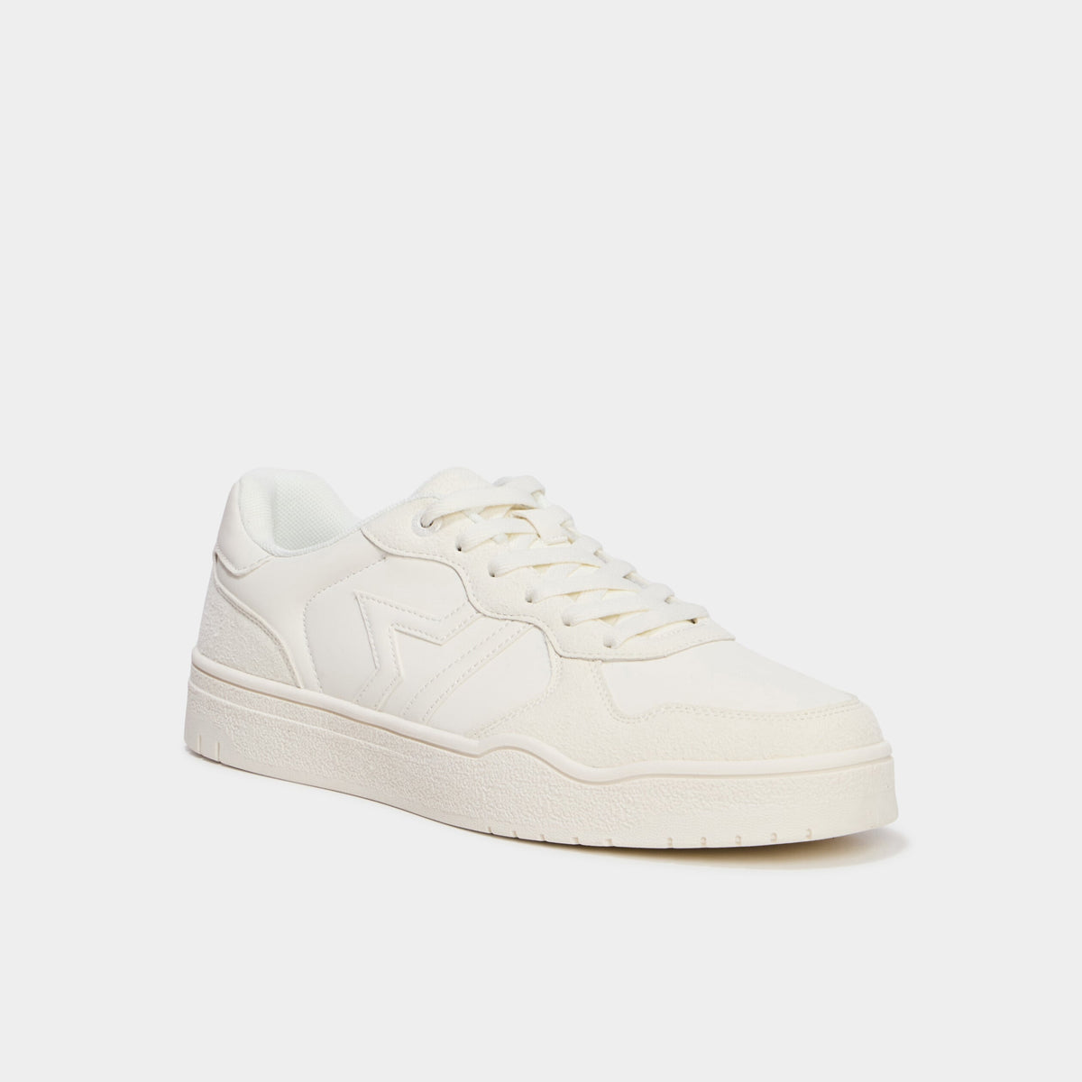 Baskets à lacets avec semelle épaisse gris homme - 3