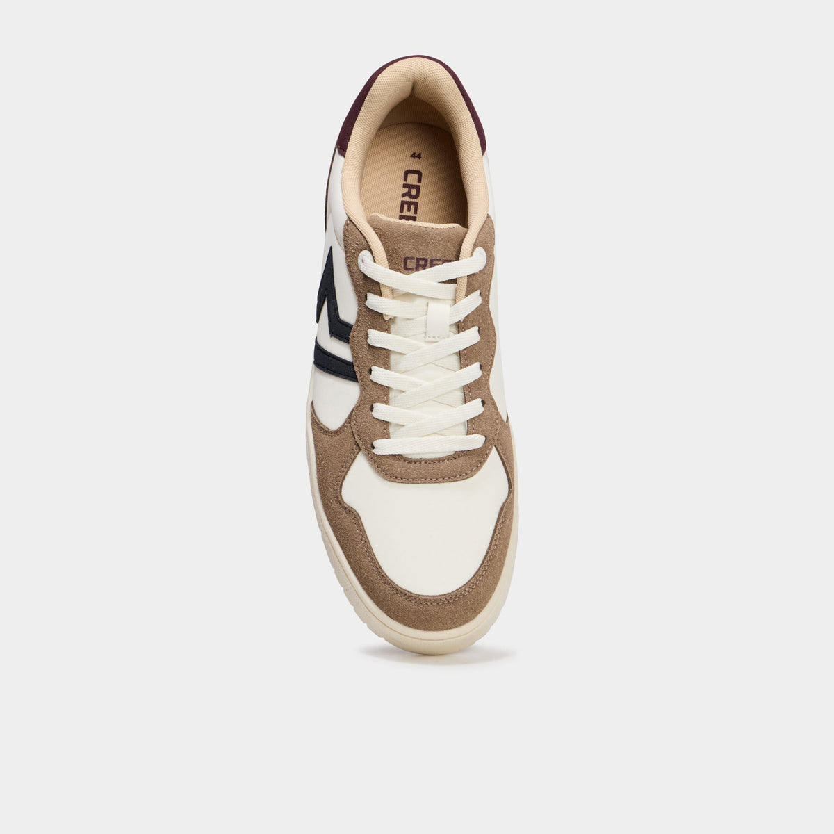 Baskets à lacets avec semelle épaisse gris homme - 2