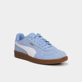 Baskets à lacets effet suédine Puma bleu pastel femme - 1