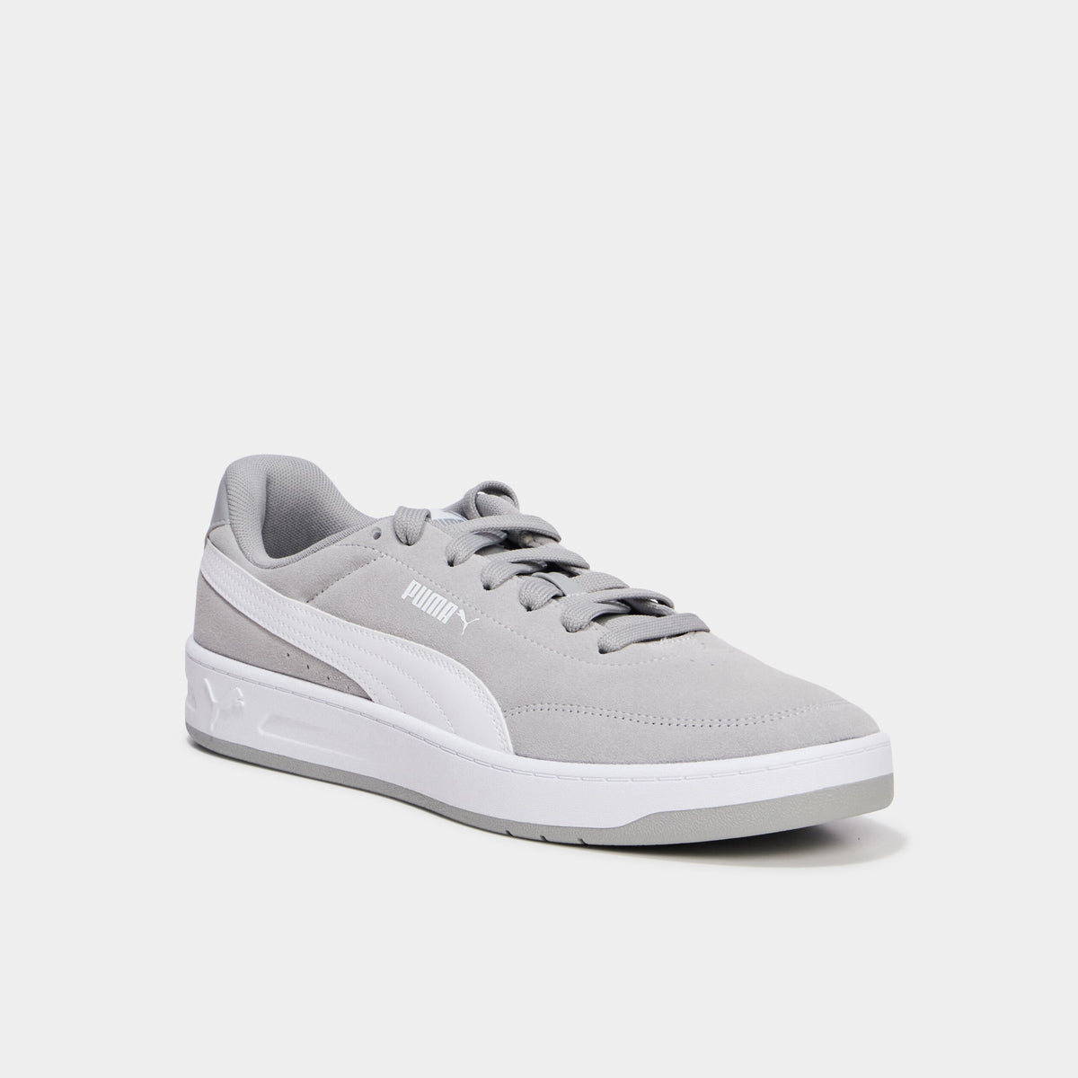 Baskets à lacets en cuir Puma Clean SD vert kaki homme - 3