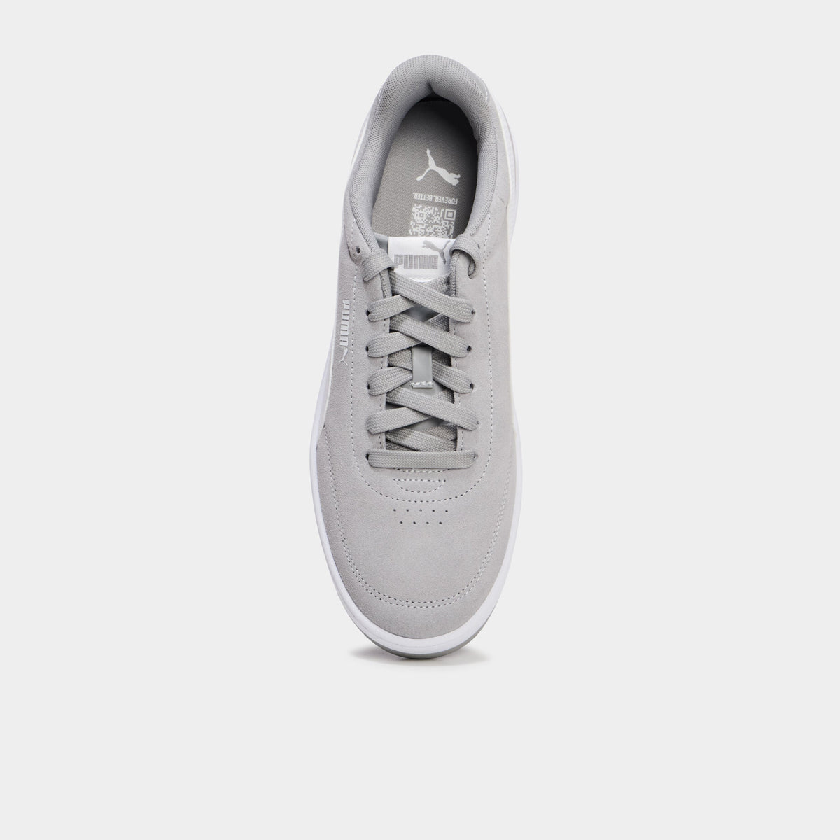 Baskets à lacets en cuir Puma Clean SD vert kaki homme - 4