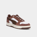 Baskets à lacets en cuir Puma Slam SD marron homme - 1