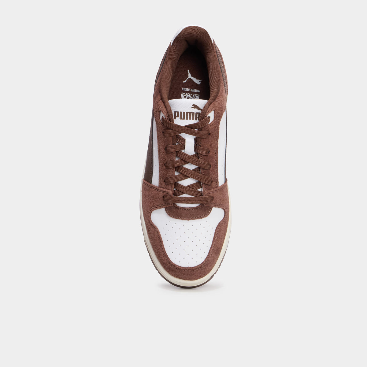 Baskets à lacets en cuir Puma Slam SD marron homme - 2