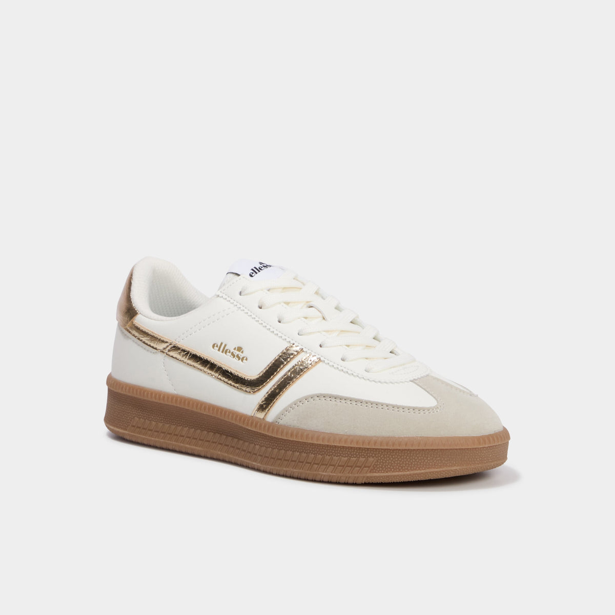 Baskets à lacets Josh Ellesse jaune or femme - 1