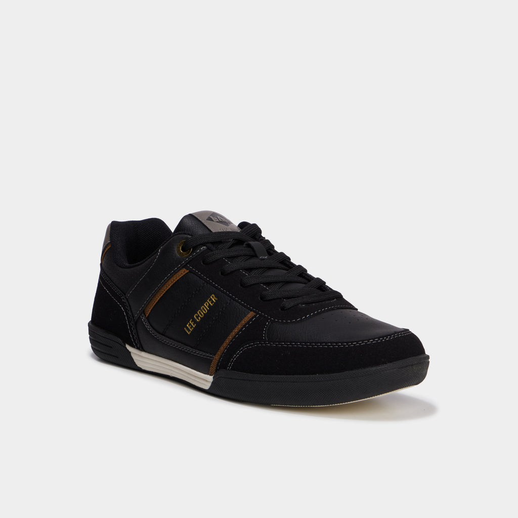 Baskets à lacets Lee Cooper noir homme - 1