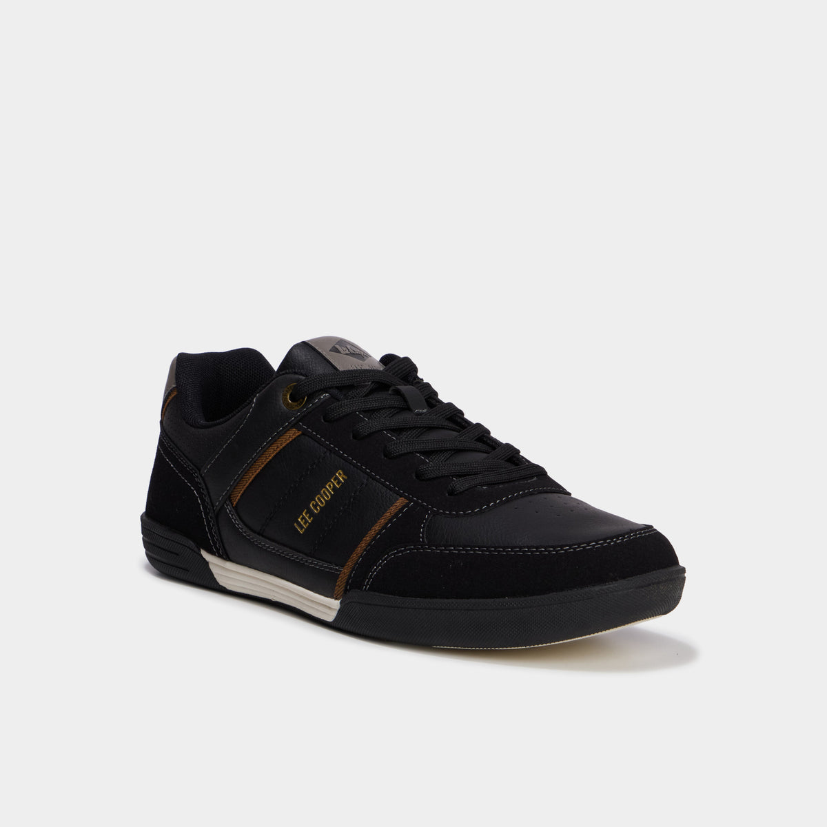 Baskets à lacets Lee Cooper noir homme - 1