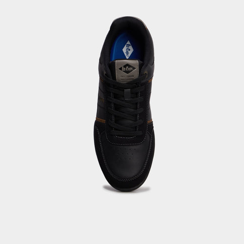 Baskets à lacets Lee Cooper noir homme - 2