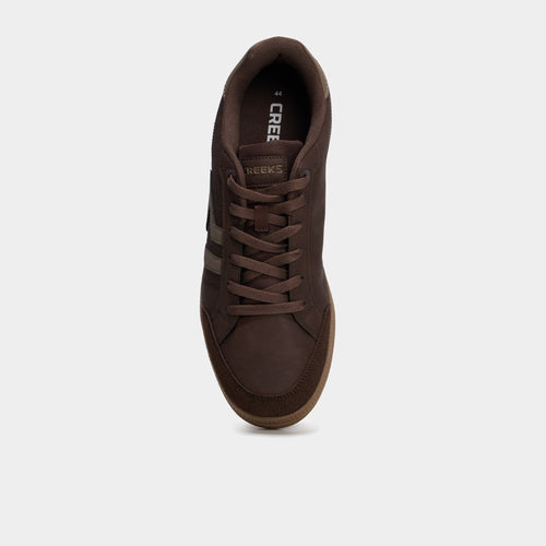Baskets à lacets marron homme - 2
