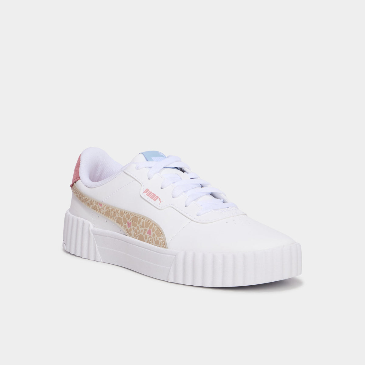 Baskets à lacets Puma Carina 3 sable fille - 1