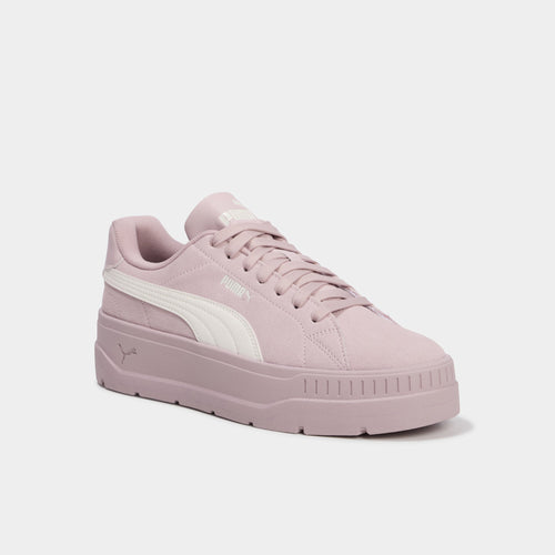Baskets à lacets Puma Karmen SD rose poudrée femme - 1