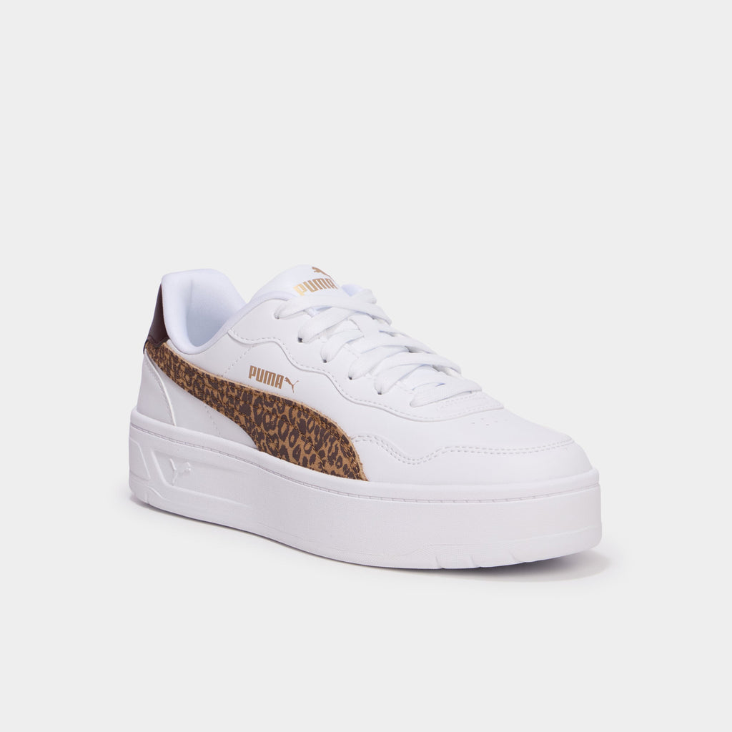 Baskets à lacets Puma Lally Skye marron femme - 1