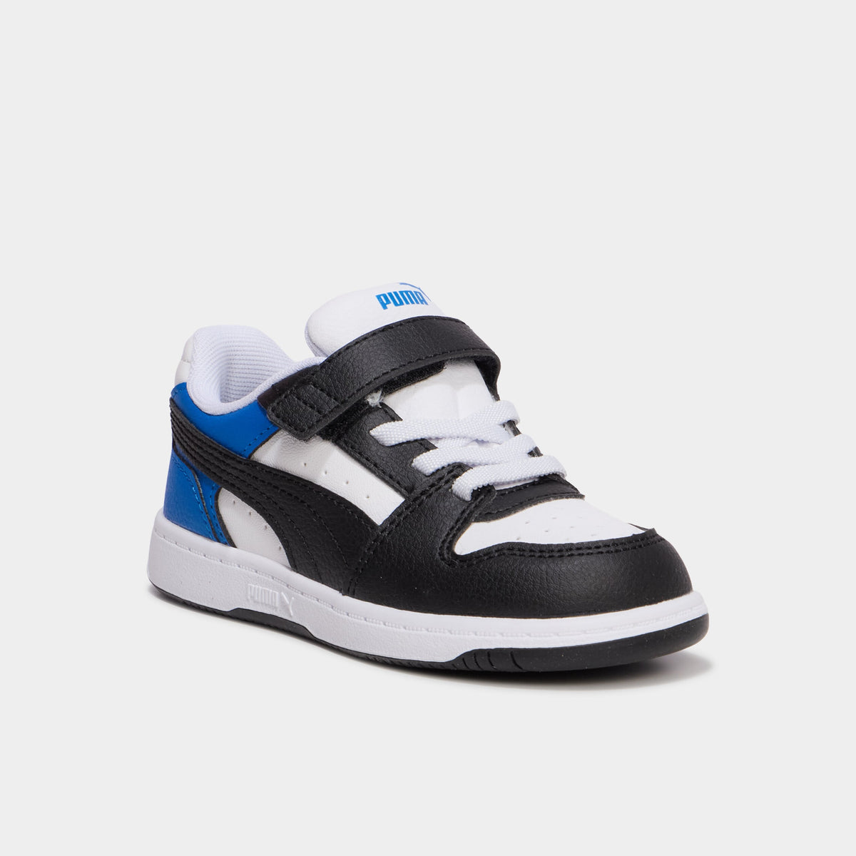 Baskets à scratchs Puma Rebound Slam bleu electrique garçon - 1