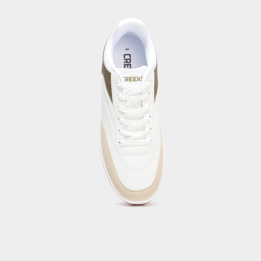 Baskets basses à lacets blanc homme - 2