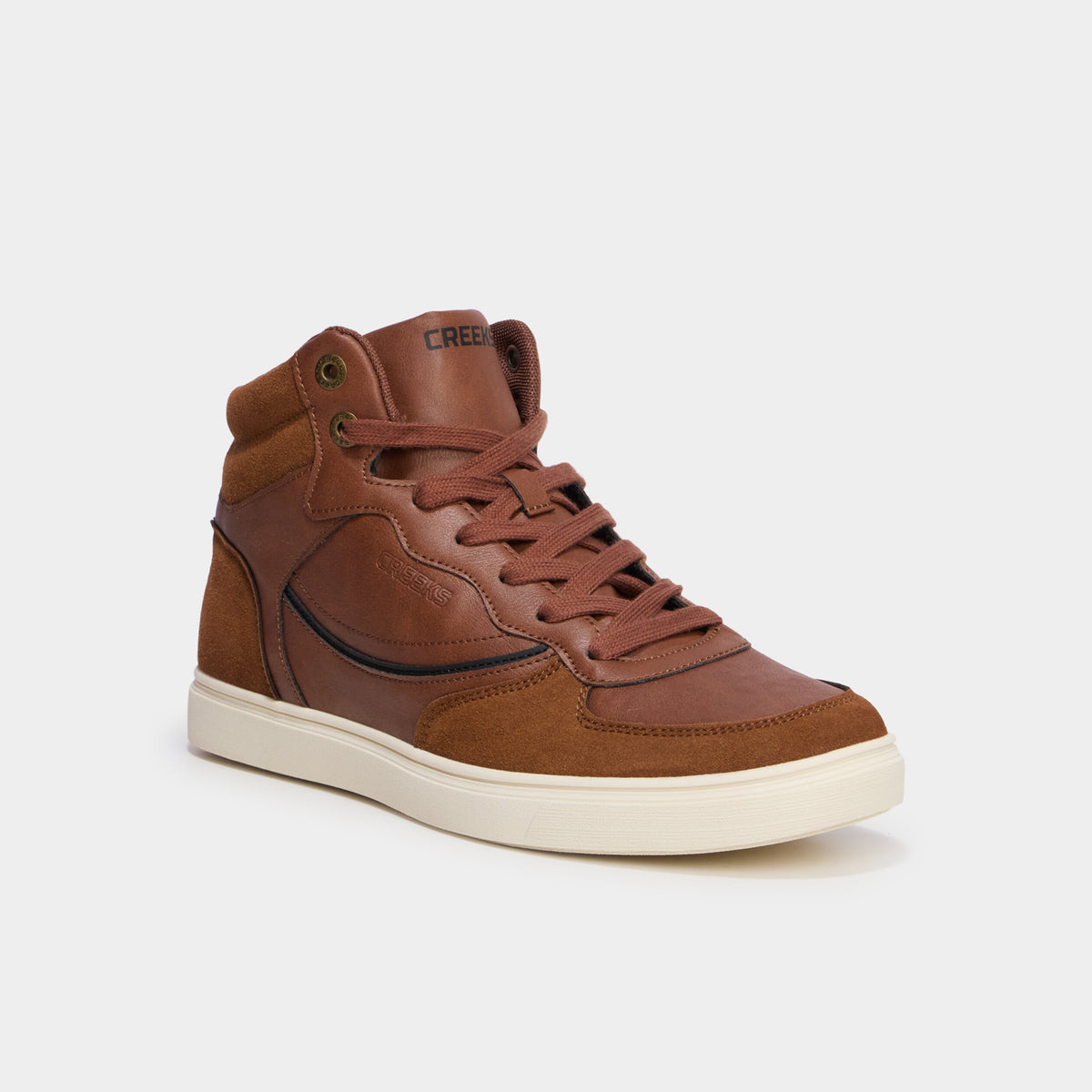 Baskets montantes à lacets noir homme - 3
