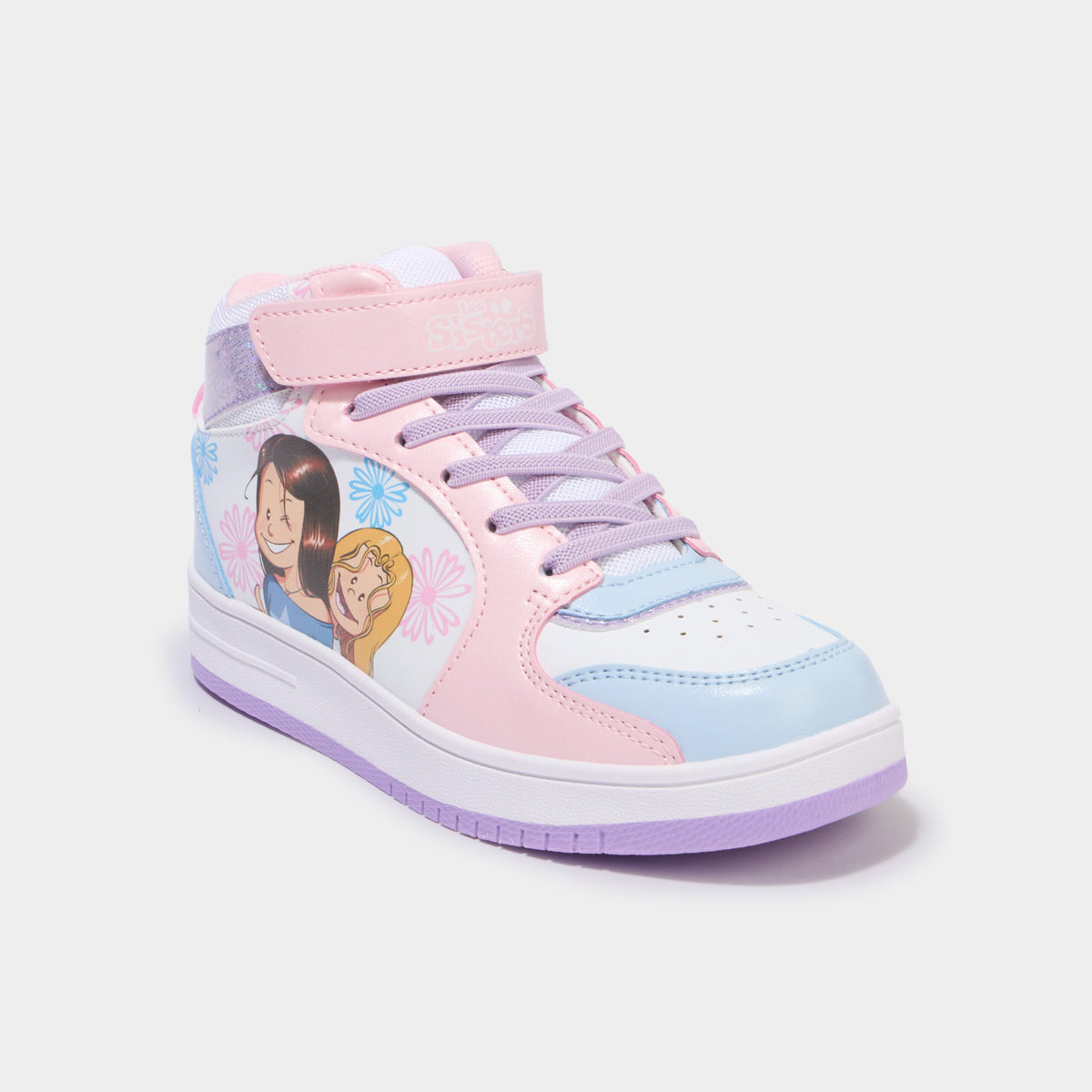 Baskets montantes Les Sisters multicolore fille - 1