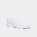 Baskets plates running élastiquées blanc homme - 1