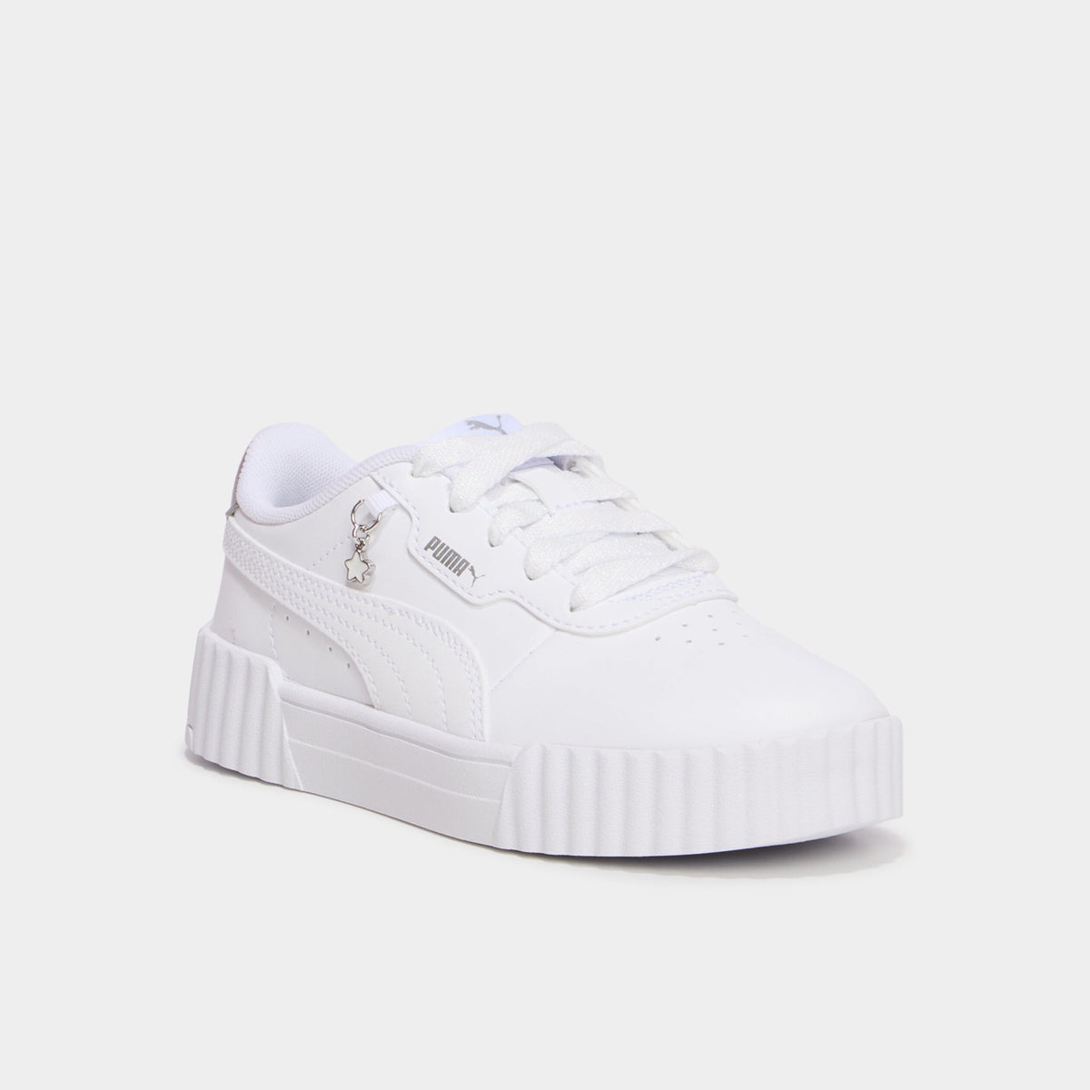Baskets Puma Carina 3.0 Floral rose clair fille - 3