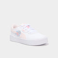 Baskets Puma Carina 3.0 Floral rose clair fille - 1