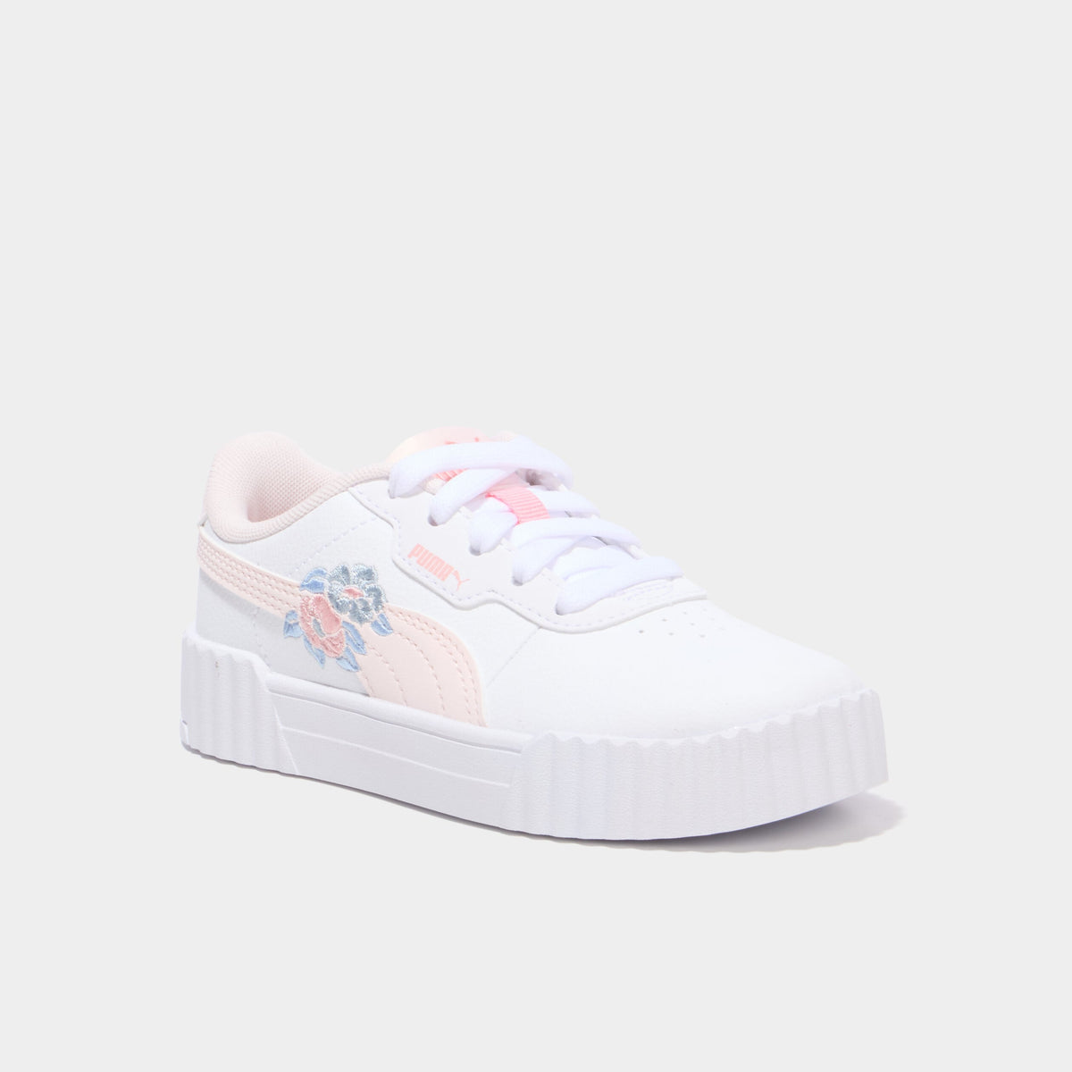 Baskets Puma Carina 3.0 Floral rose clair fille - 1