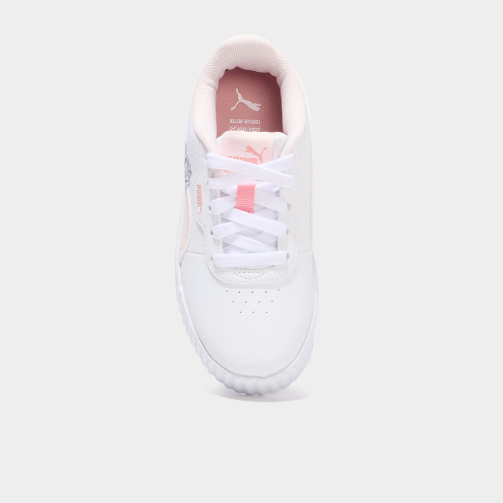 Baskets Puma Carina 3.0 Floral rose clair fille - 2
