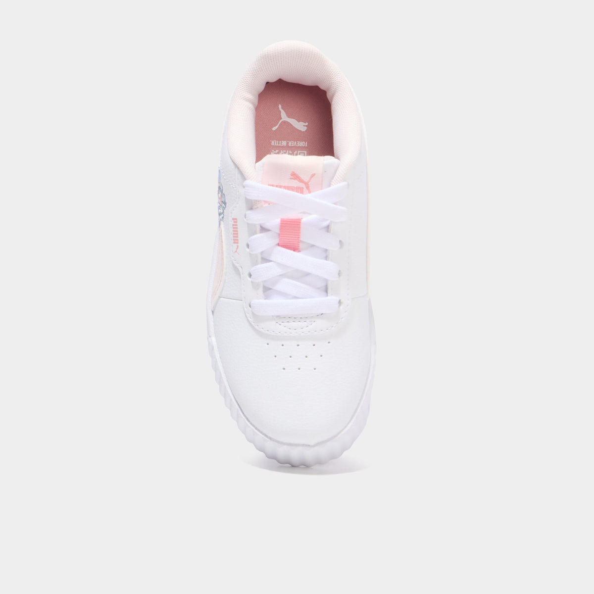 Baskets Puma Carina 3.0 Floral rose clair fille - 2