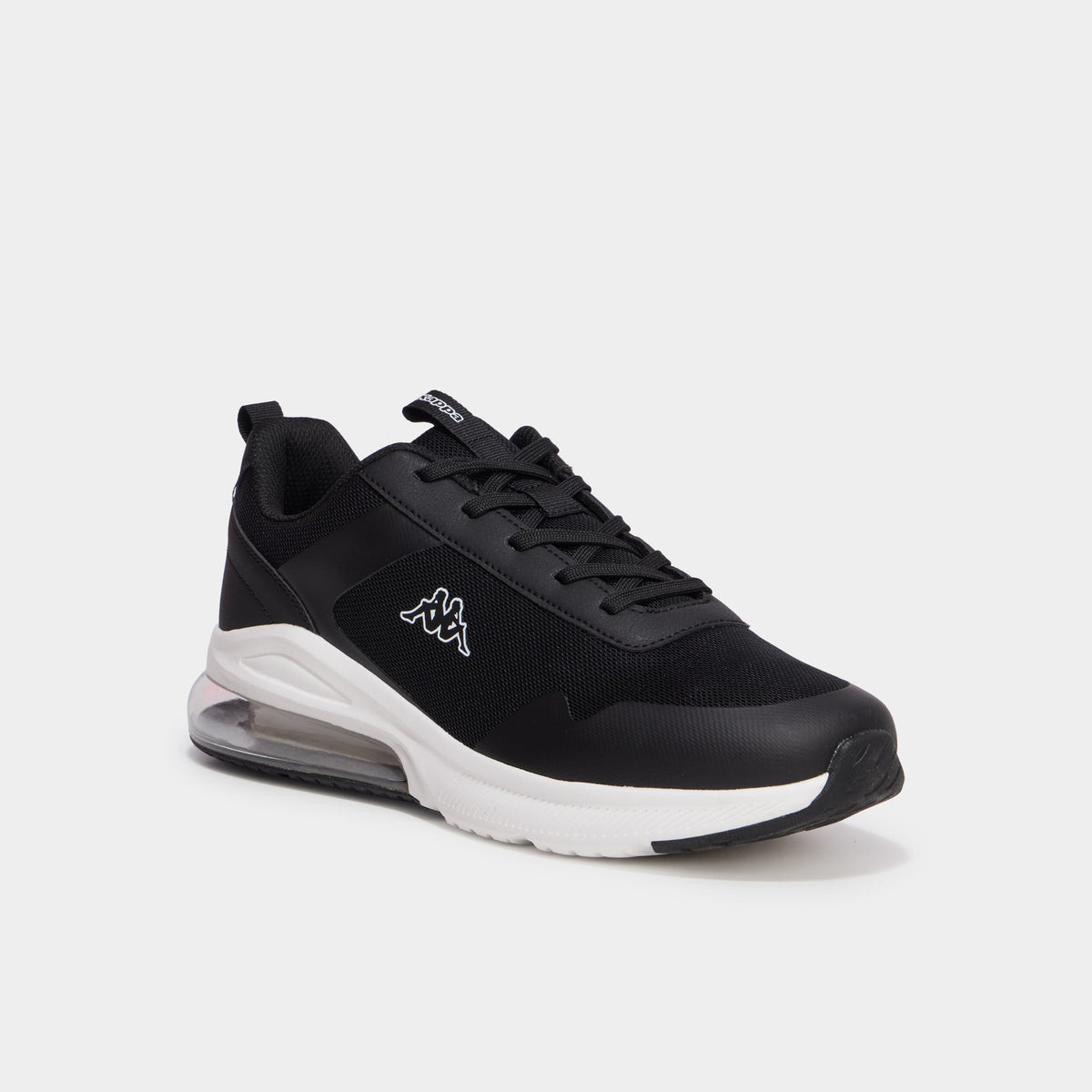 Baskets running à lacets Kappa noir homme - 1