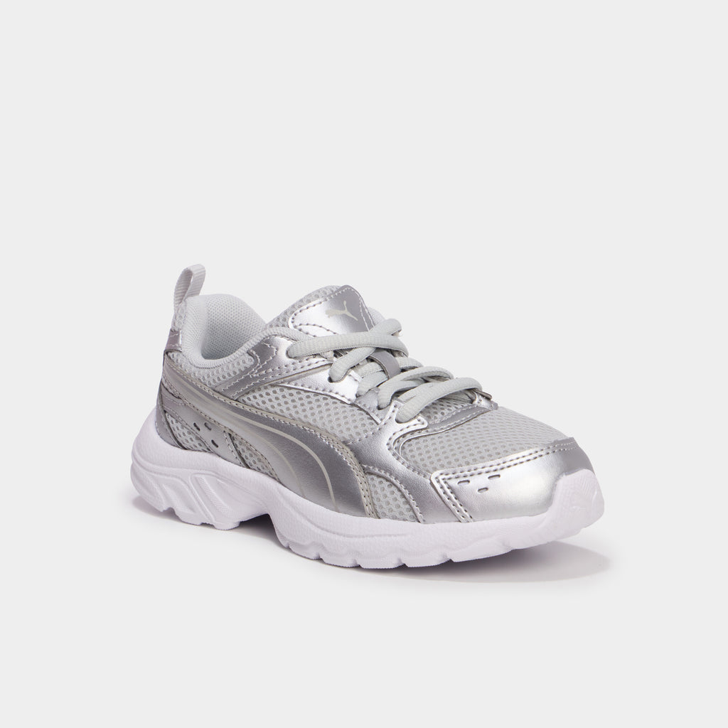 Baskets running à lacets Puma Milenio gris argent fille - 1