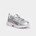 Baskets running à lacets Puma Milenio gris argent fille - 1