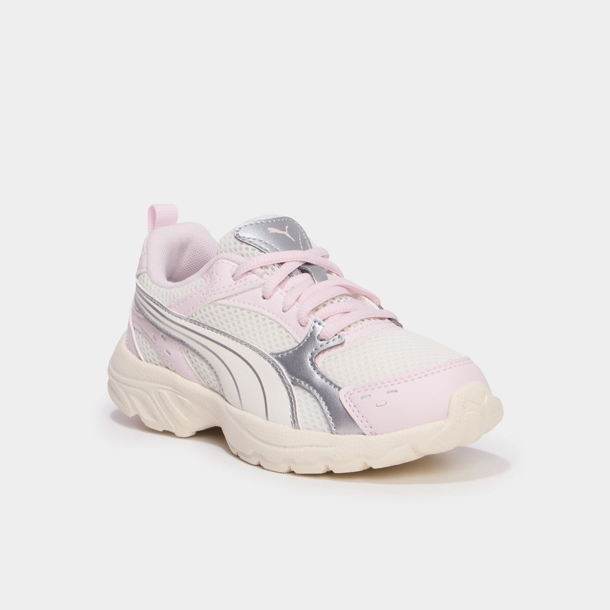 Baskets running à lacets Puma Milenio gris argent fille - 3