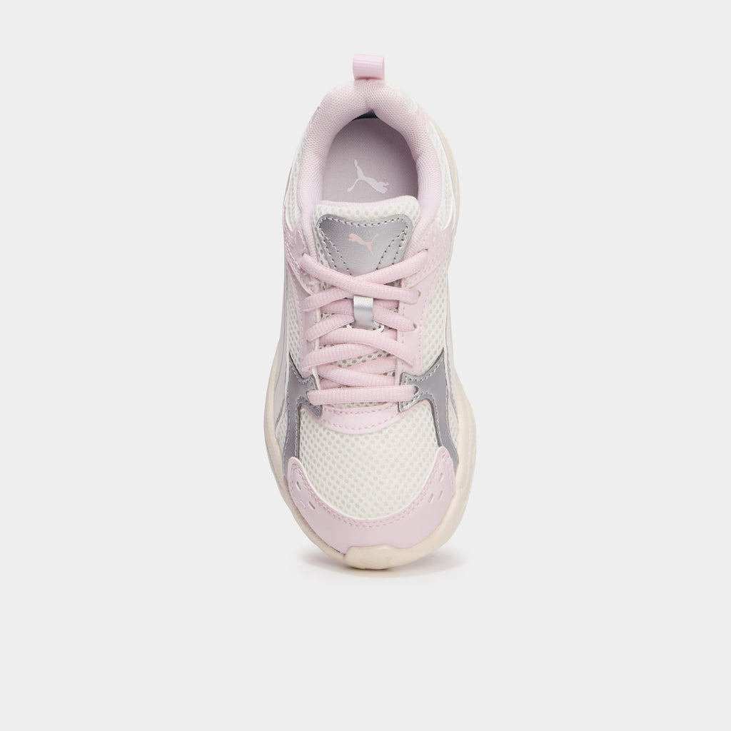 Baskets running à lacets Puma Milenio gris argent fille - 4