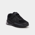 Baskets running à scratchs Kappa noir garçon - 1