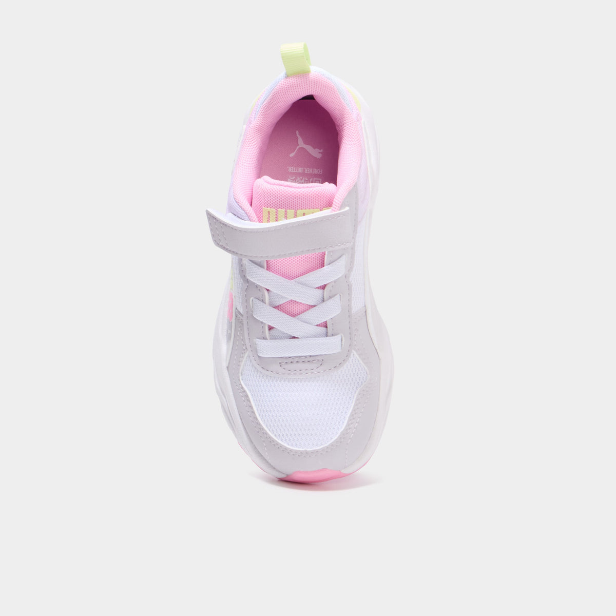 Baskets running à scratchs Puma Trinity rose clair fille - 2