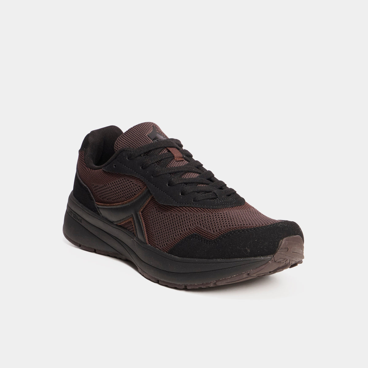 Baskets running de sport à lacets noir homme - 3