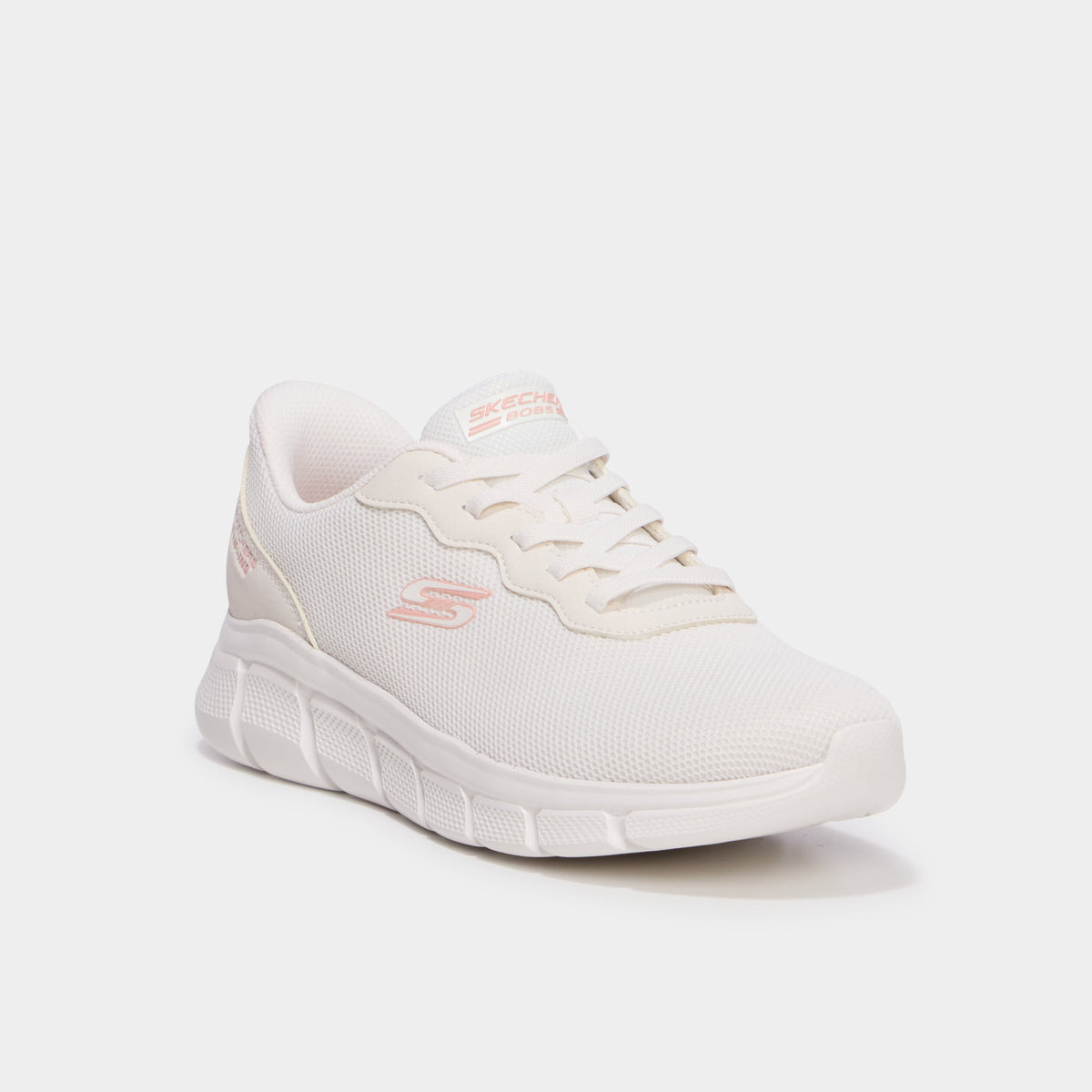 Baskets running lacets élastiqués Bobs gris femme - 3