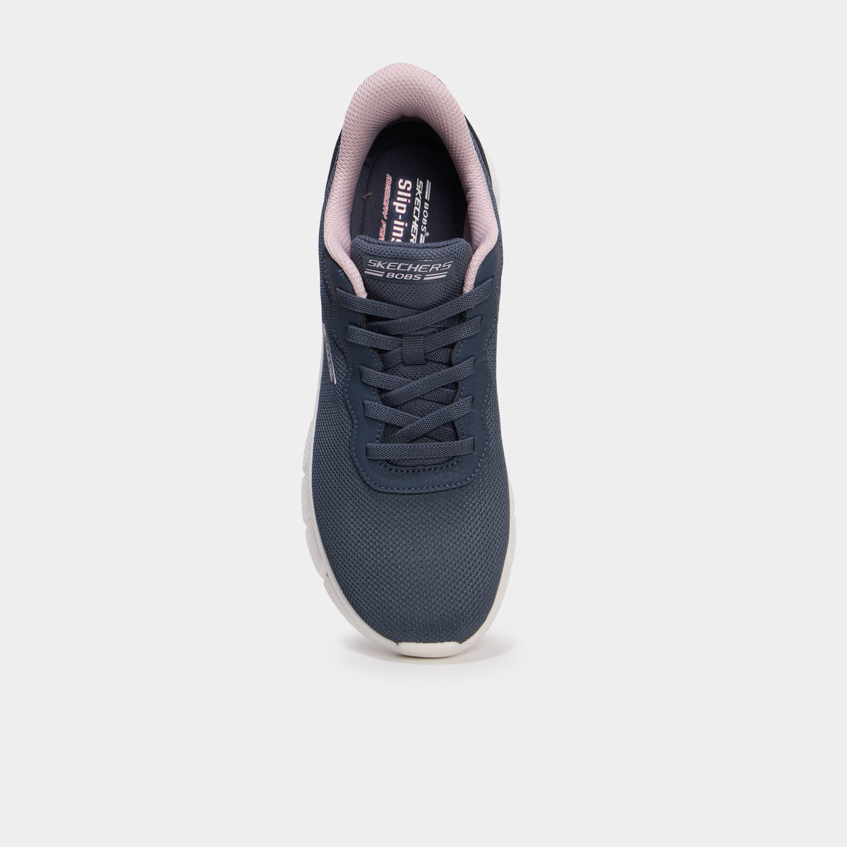Baskets running lacets élastiqués Bobs gris femme - 2
