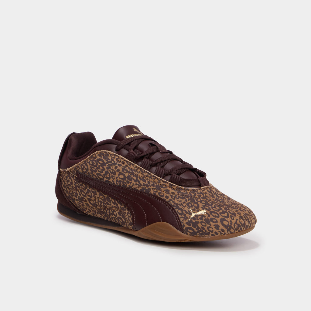 Baskets running lacets Puma Catch Soleil marron femme - 1