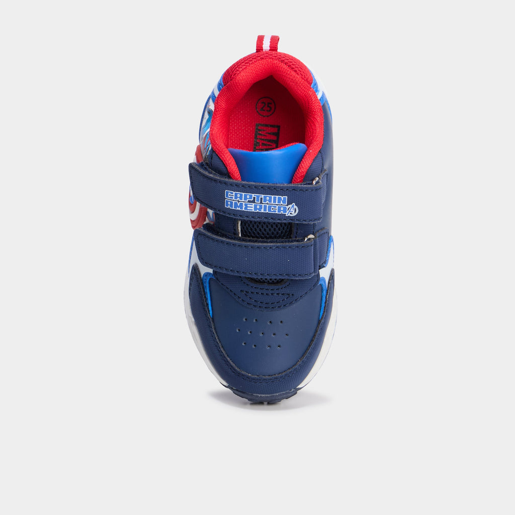Baskets running lumineuses Marvel bleu garçon - 2