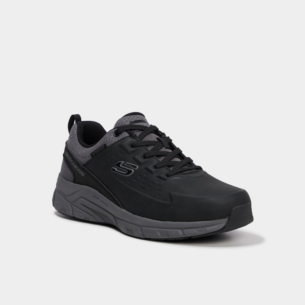 Baskets running waterproof Skechers noir homme - 1