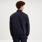 Blouson déperlant col montant noir homme - 4