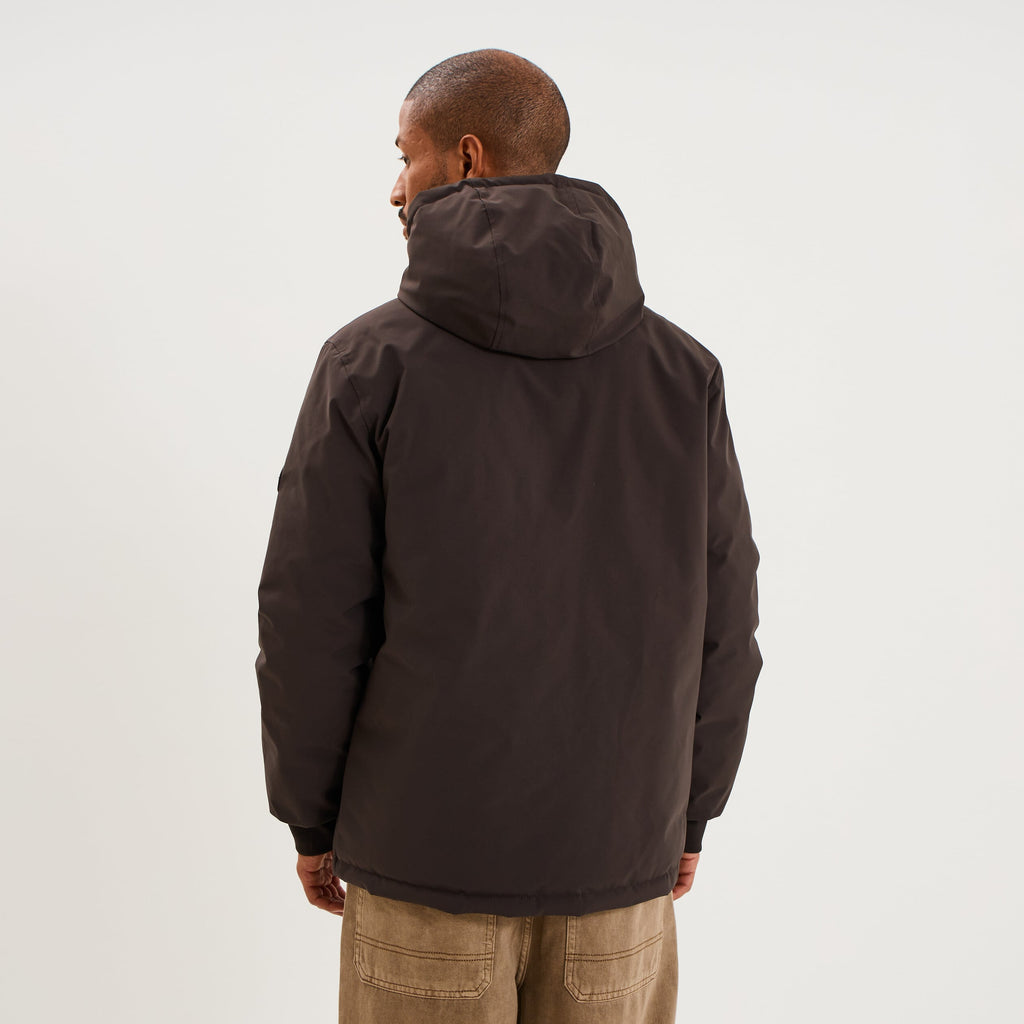 Blouson réversible à capuche zippé beige homme - 6
