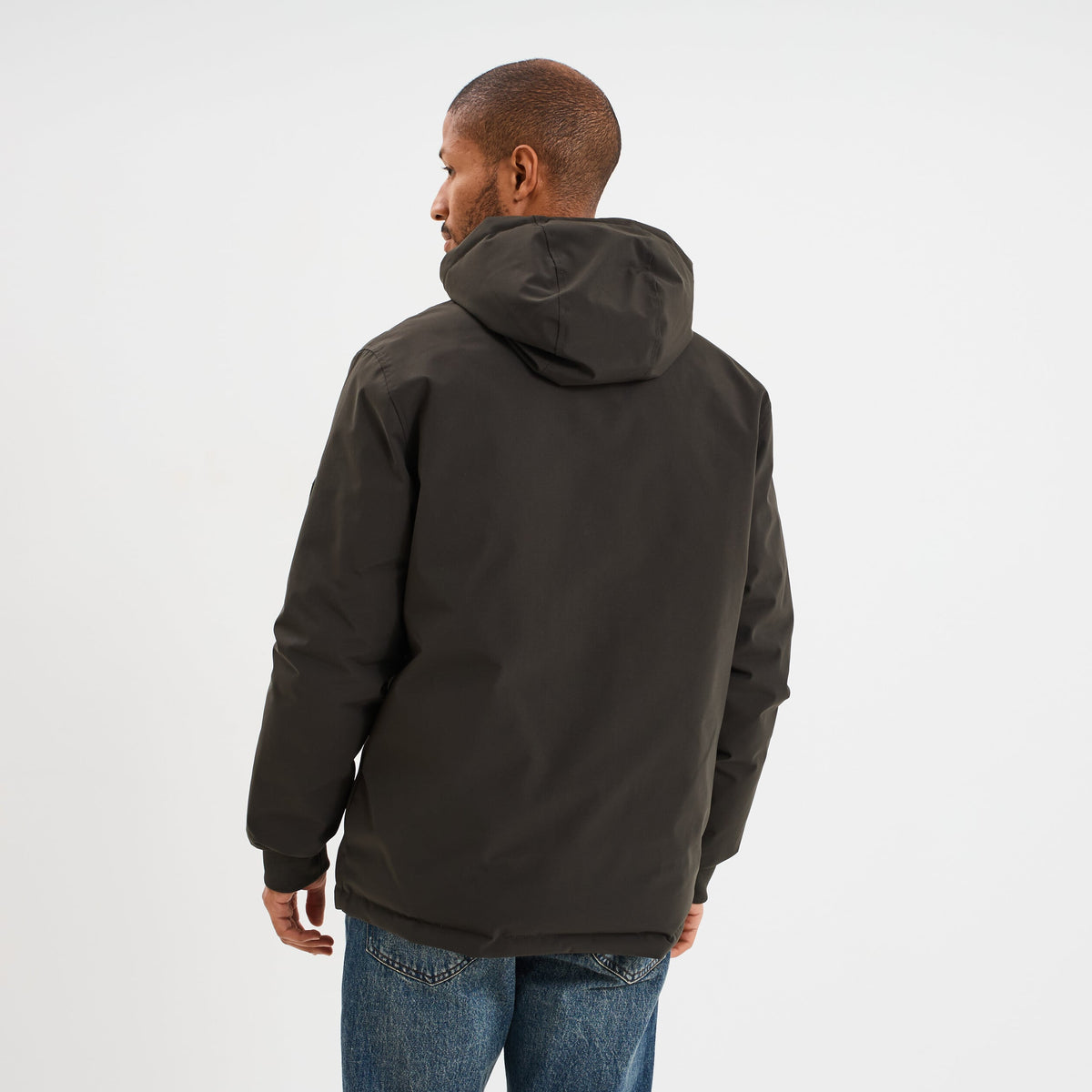 Blouson réversible à capuche zippé beige homme - 8