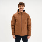 Blouson réversible coupe-vent déperlant marron homme - 1