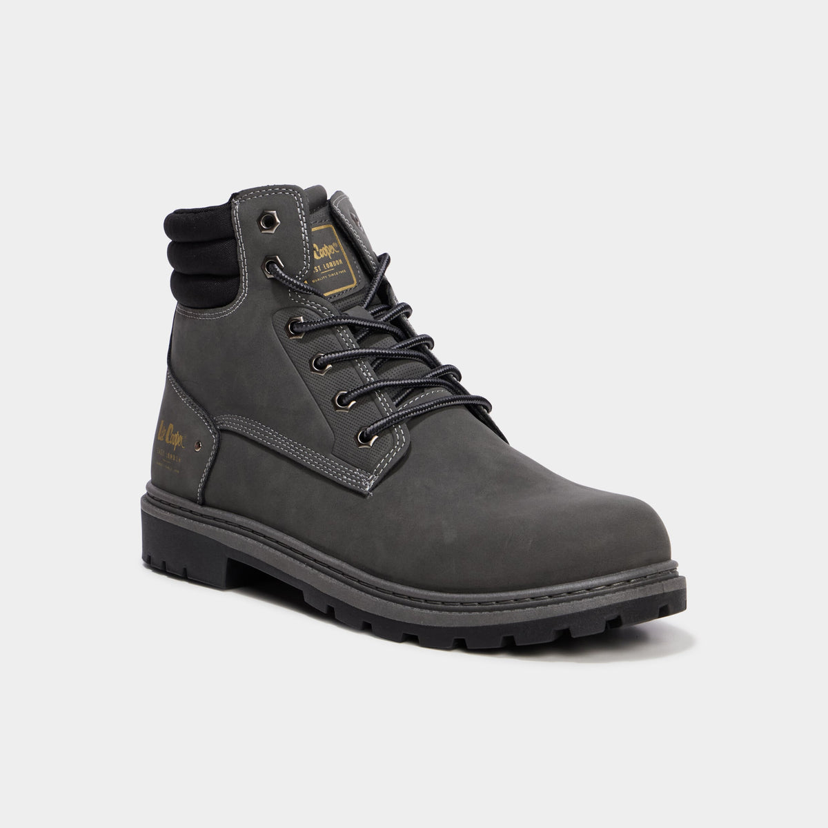 Boots à lacets avec semelle crantée marron homme - 3