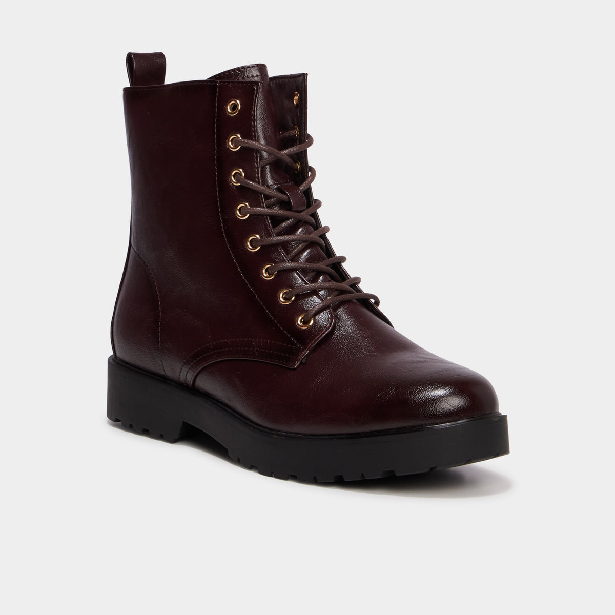Boots à lacets talons noir femme - 3