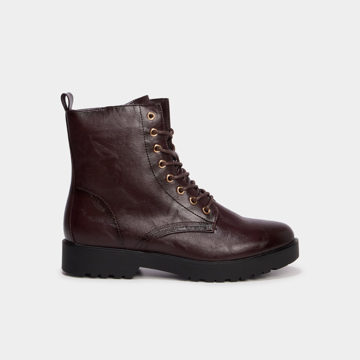 Boots à lacets talons noir femme - 4