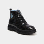 Boots à paillettes Stitch noir fille - 1